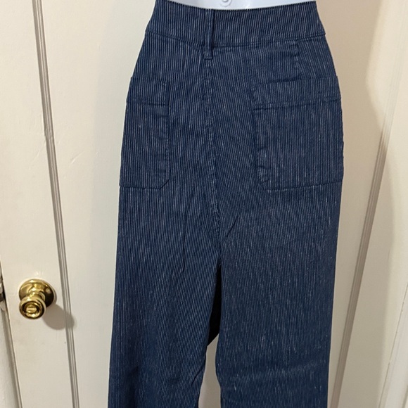 NYDJ Dark Blue Wide Leg Jeans - Picture 7 of 15